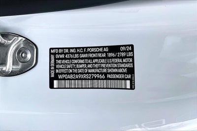 2024 Porsche 911 Carrera S