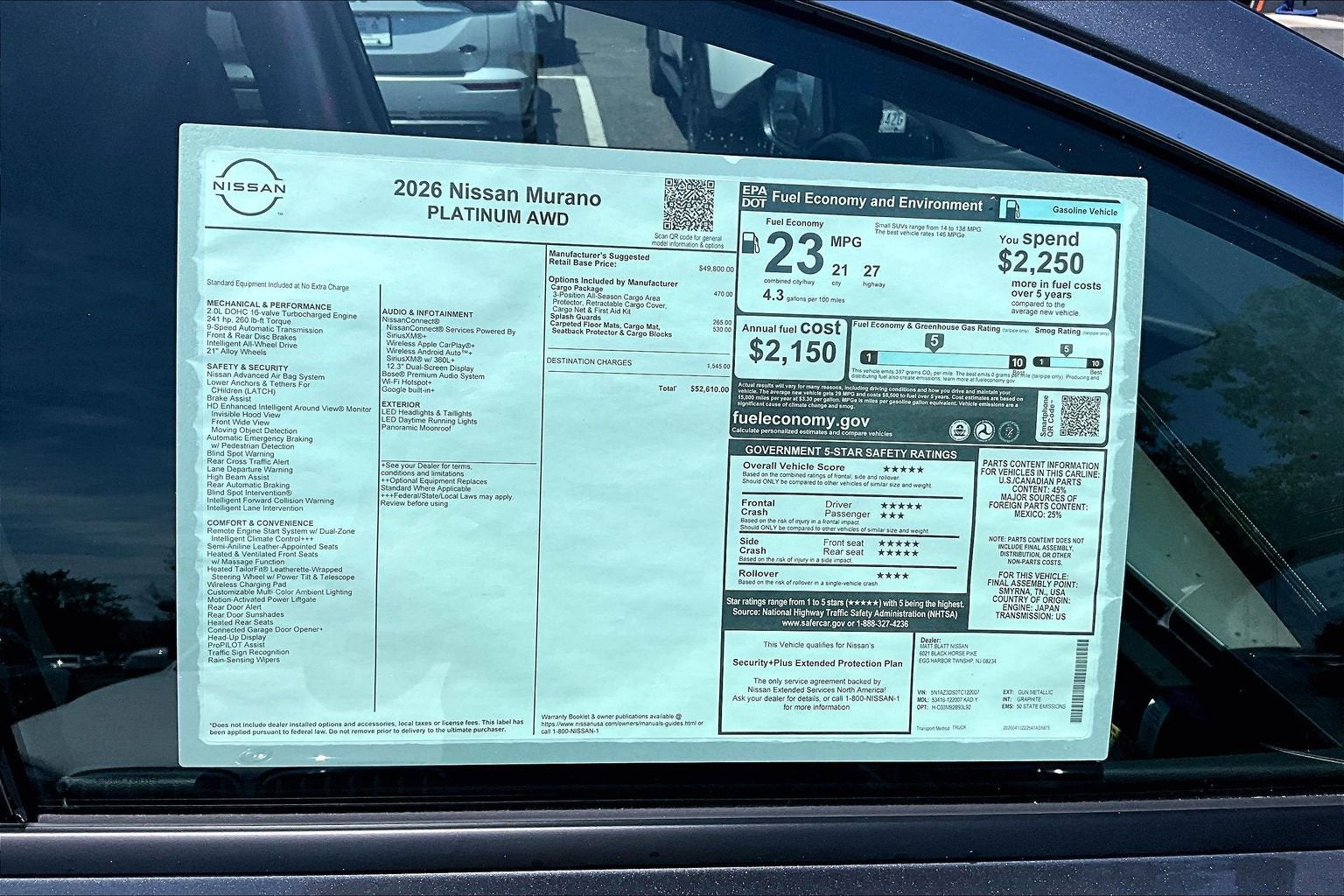2026 Nissan Murano Platinum