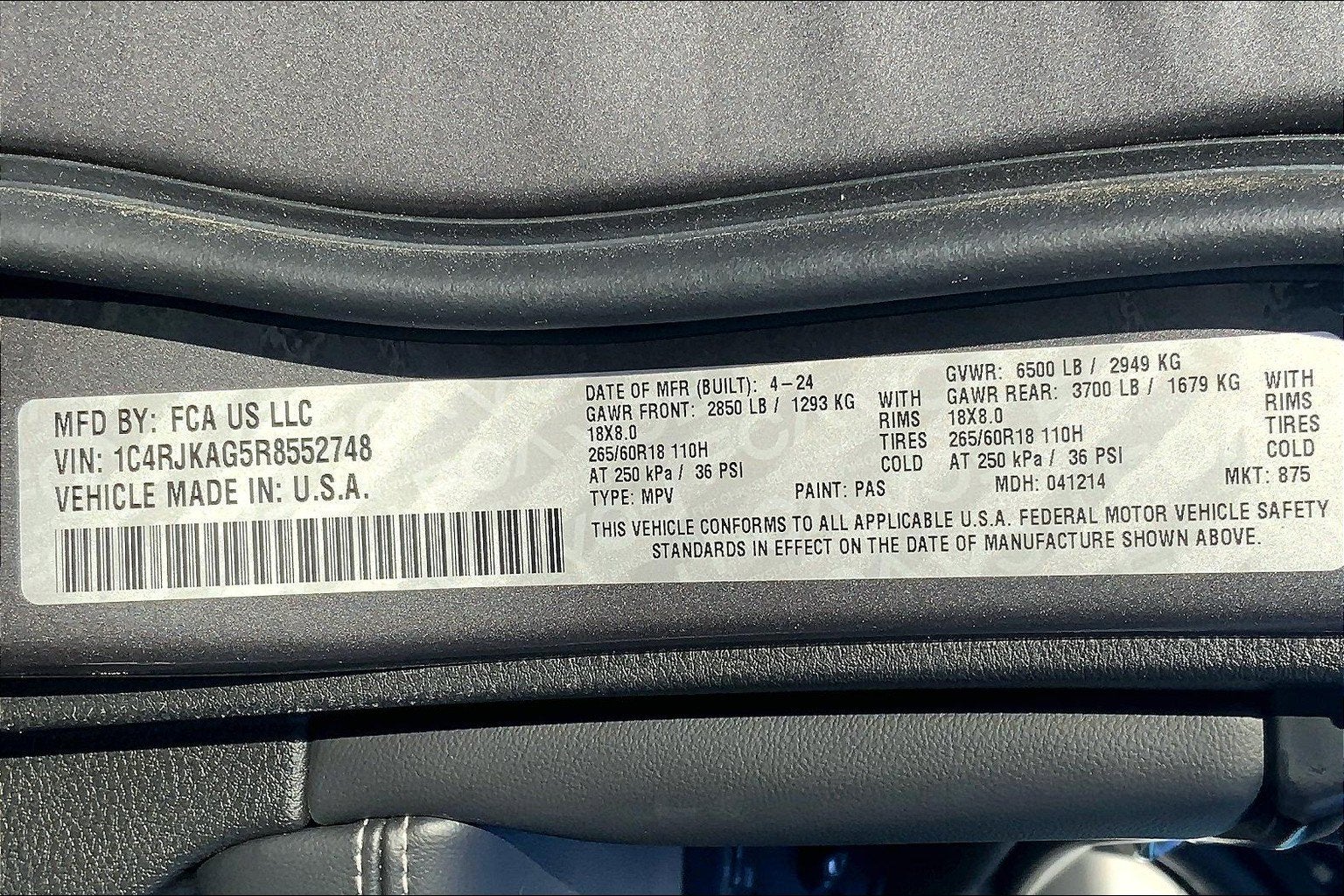 2024 Jeep Grand Cherokee L GRAND CHEROKEE L LAREDO X 4X4