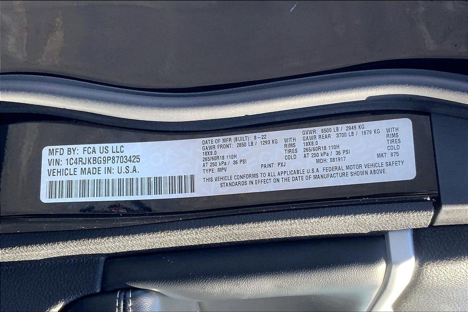 2023 Jeep Grand Cherokee L Limited 4x4