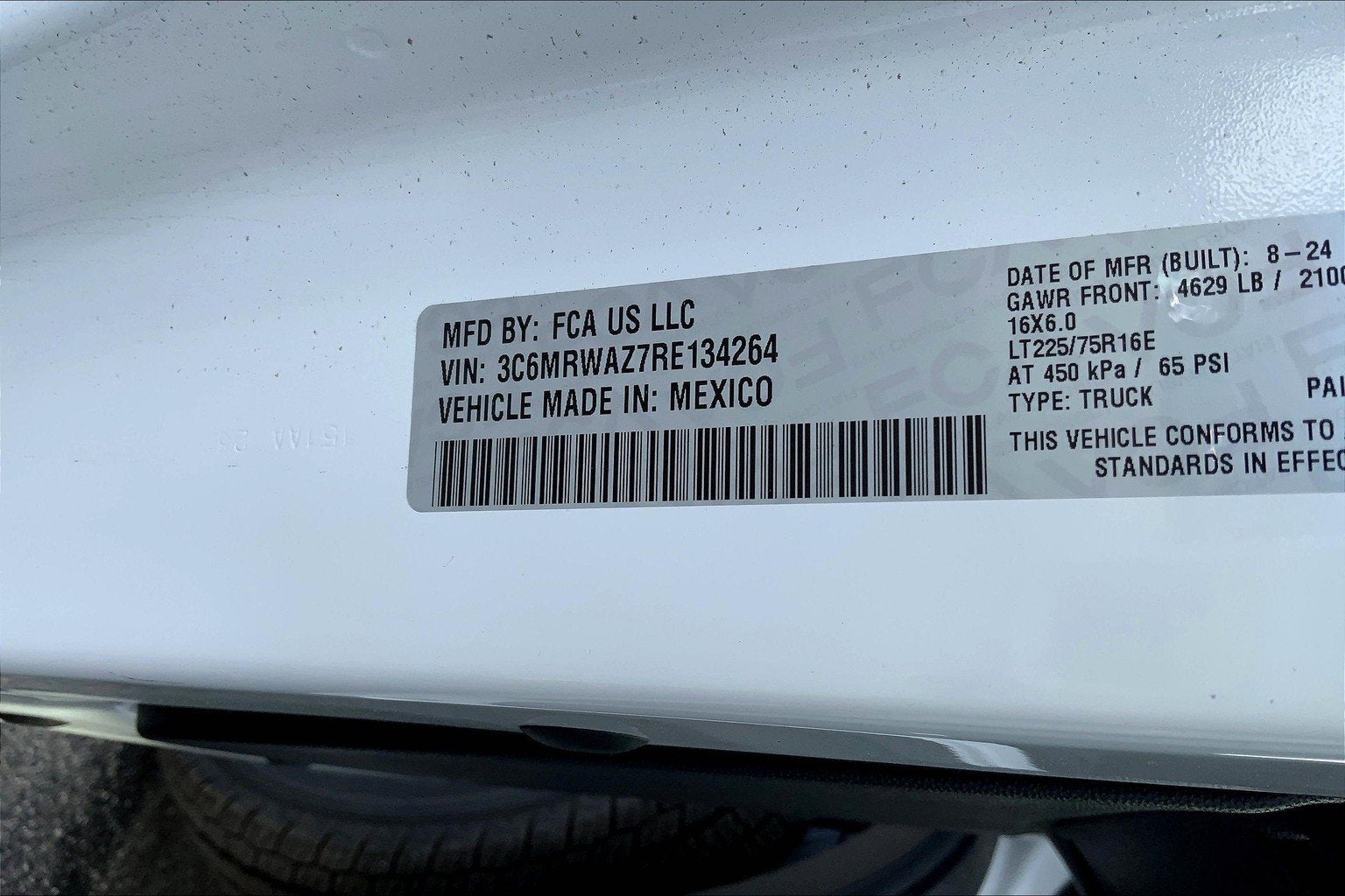 2024 RAM ProMaster Delivery Van BEV RAM PROMASTER EV SUPER HIGH ROOF 159” WB EXT