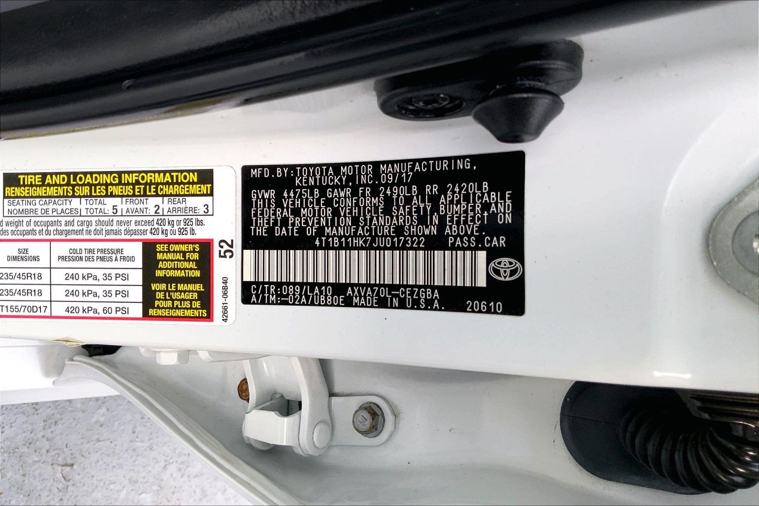 2018 Toyota Camry XLE