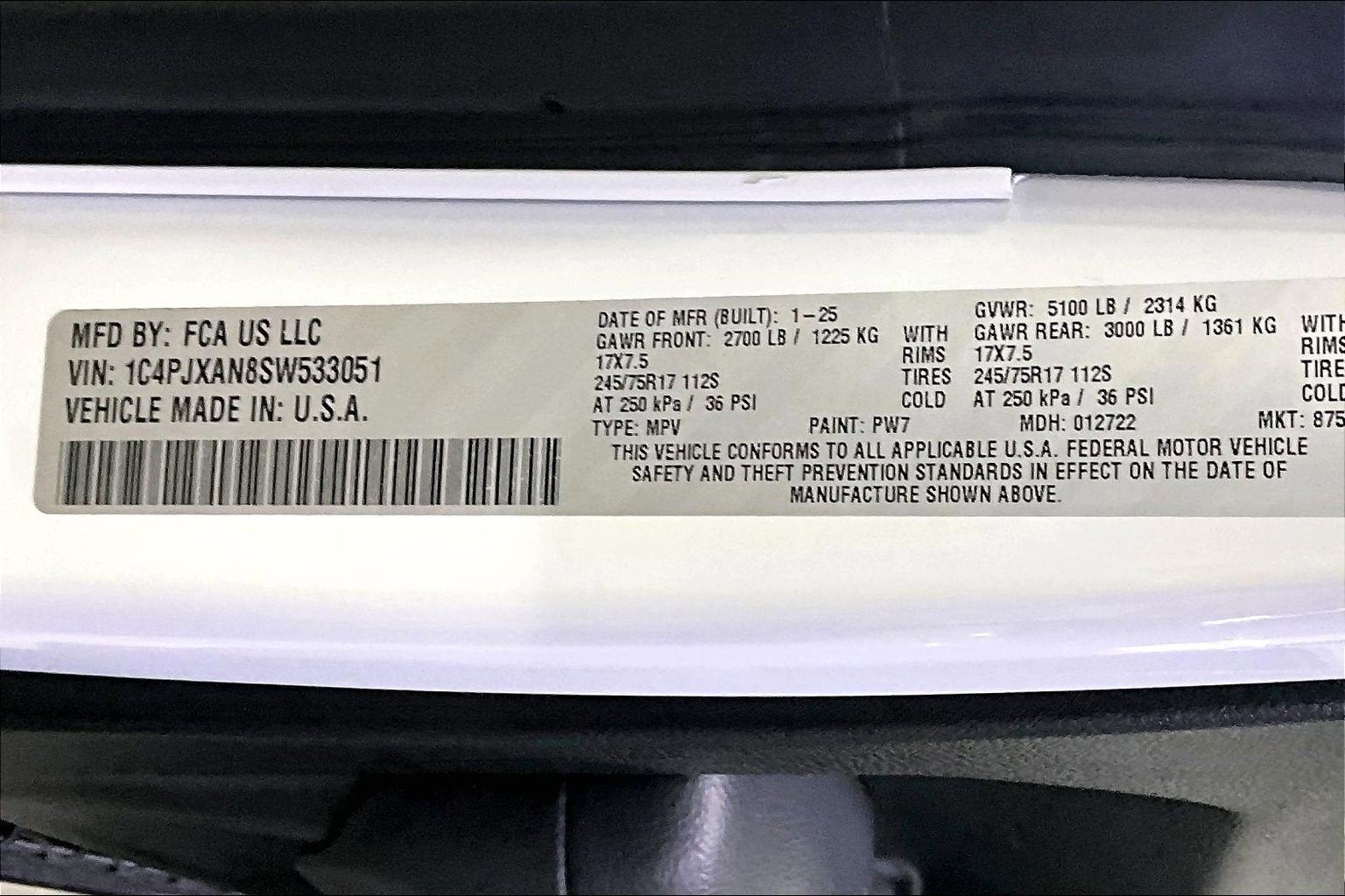 2025 Jeep Wrangler Sport S