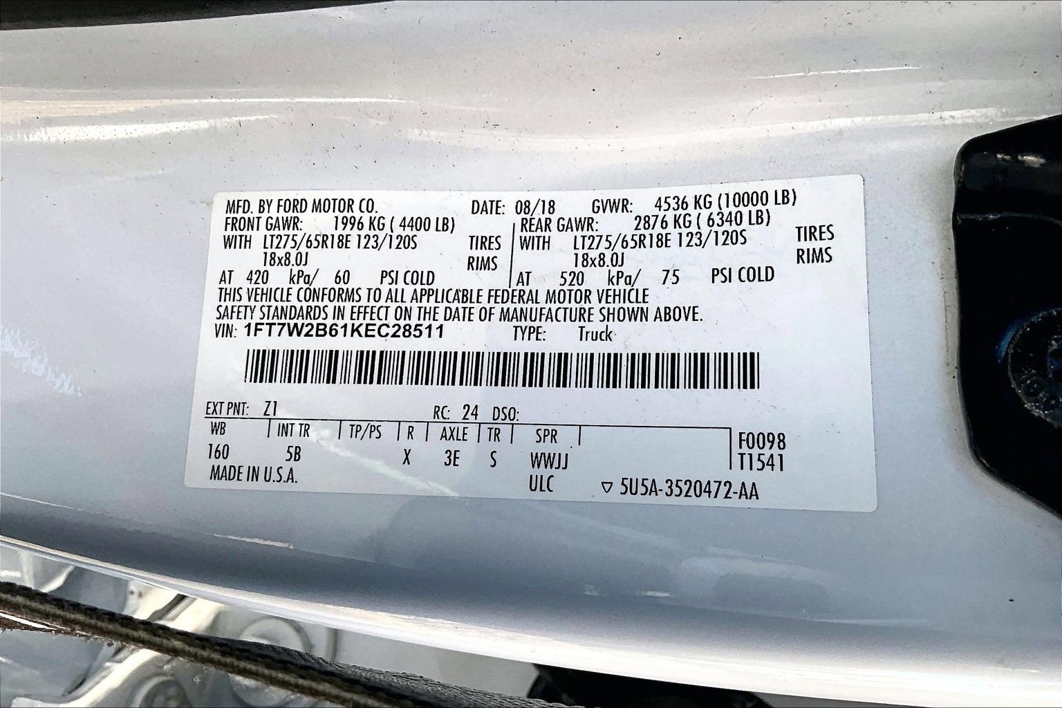 2019 Ford Super Duty F-250 SRW XL