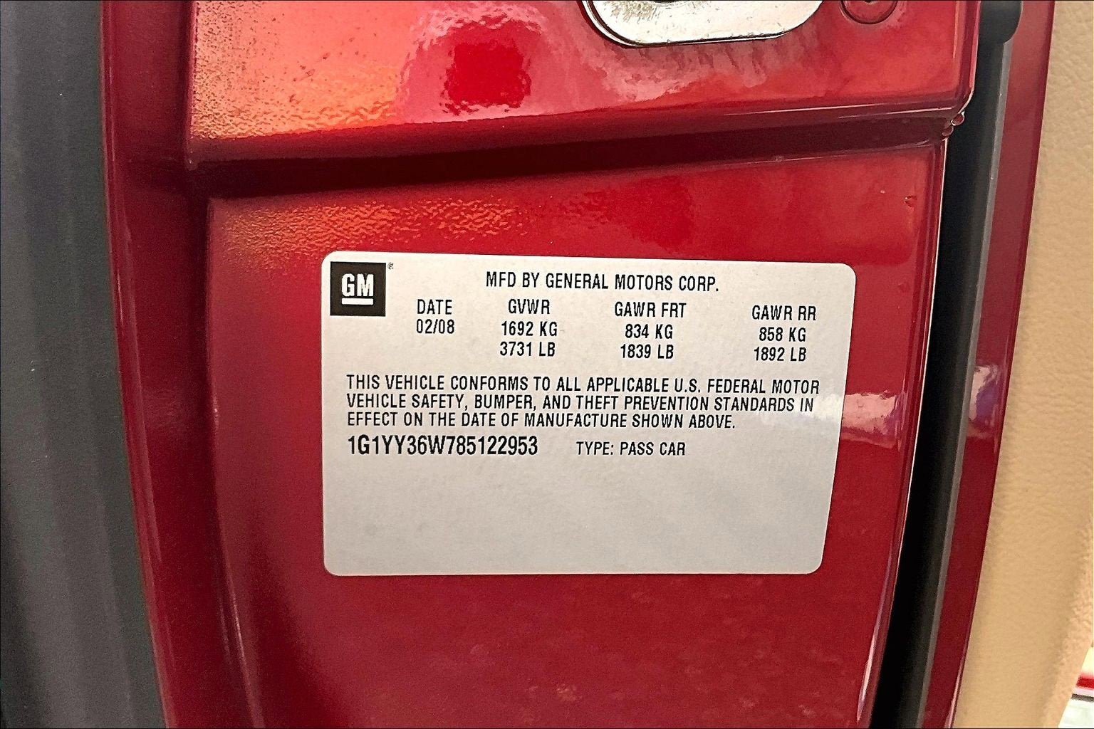 2008 Chevrolet Corvette Base