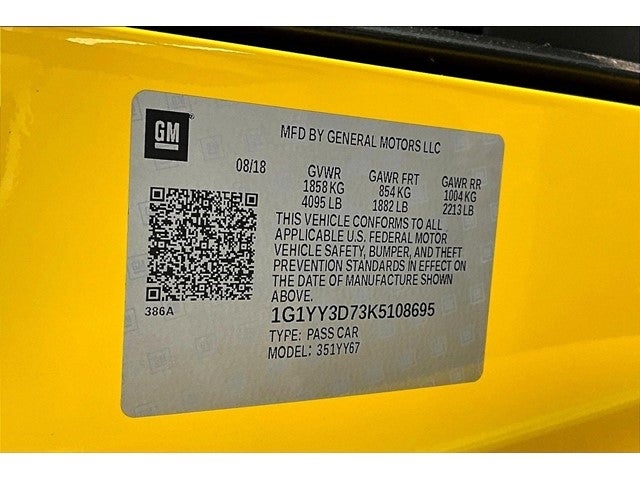 2019 Chevrolet Corvette Grand Sport 2LT