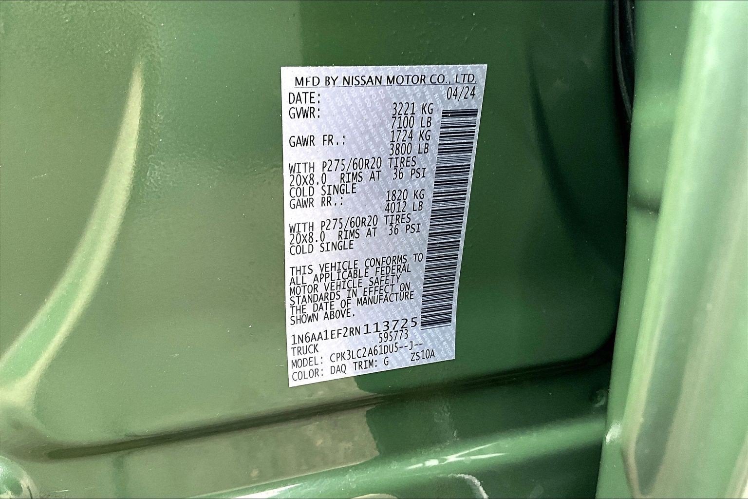 2024 Nissan Titan SV