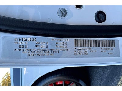 2015 Dodge Challenger SRT Hellcat