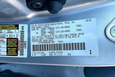 2024 Toyota Tundra 4WD 1794 Edition Hybrid