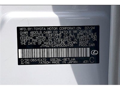2024 Lexus IS IS 350 F SPORT Design