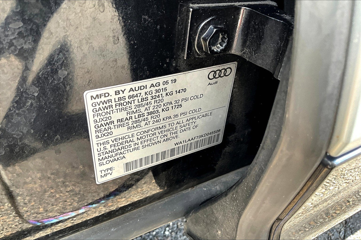 2019 Audi Q7 SE Premium Plus