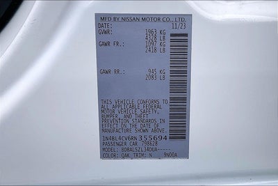 2024 Nissan Altima 2.5 SR