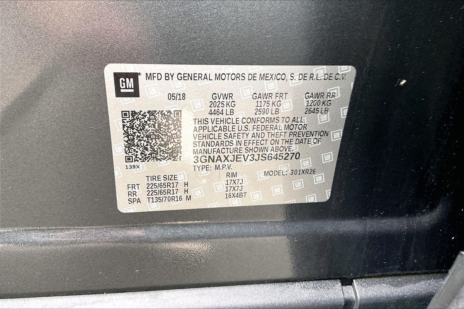 2018 Chevrolet Equinox LT