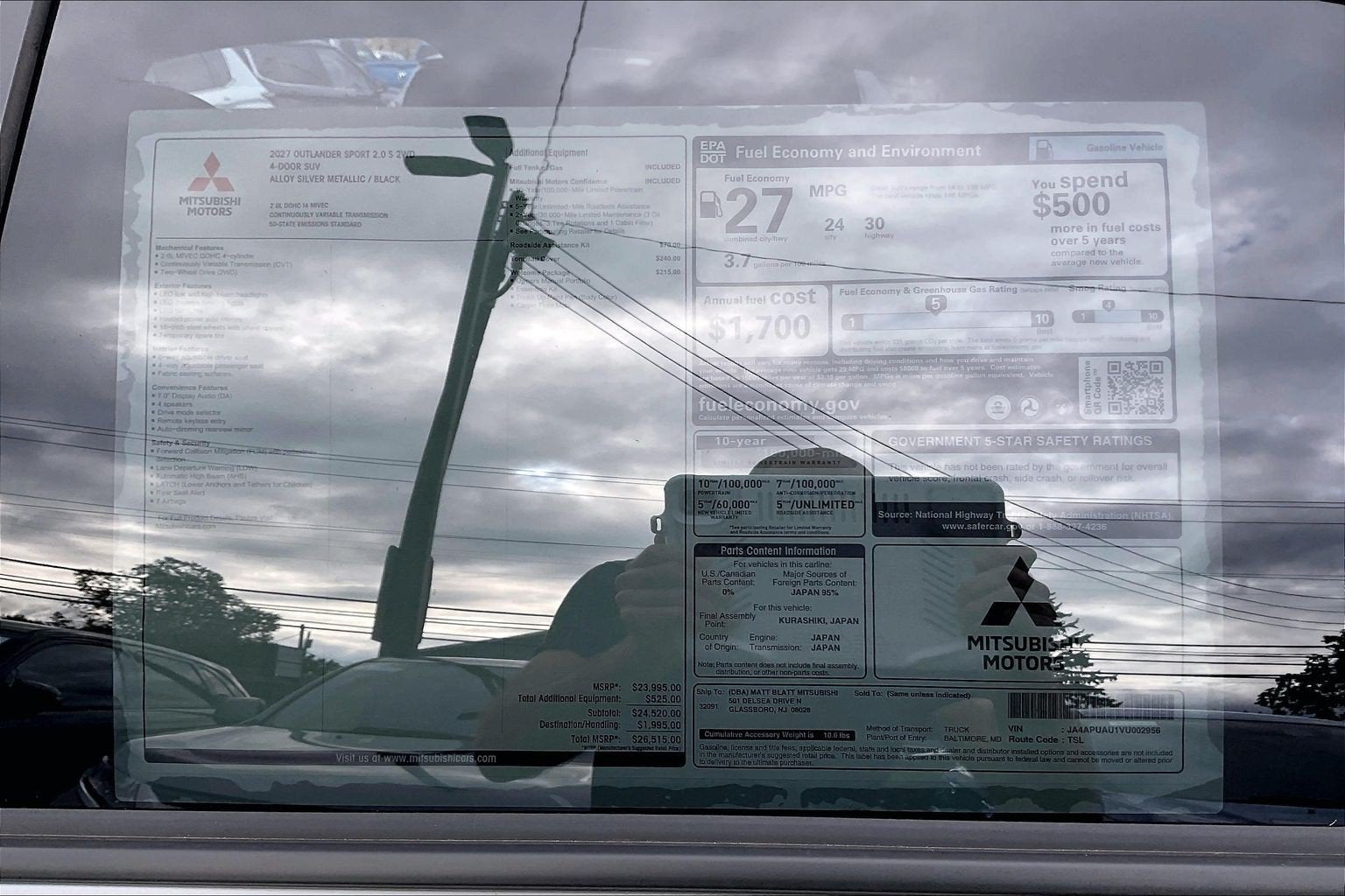 2027 Mitsubishi Outlander Sport Base