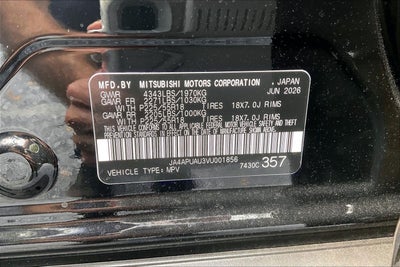 2027 Mitsubishi Outlander Sport LE