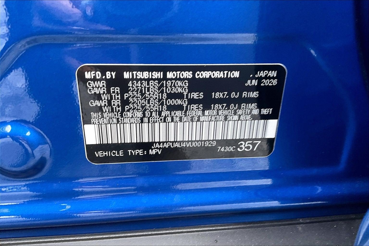 2027 Mitsubishi Outlander Sport LE