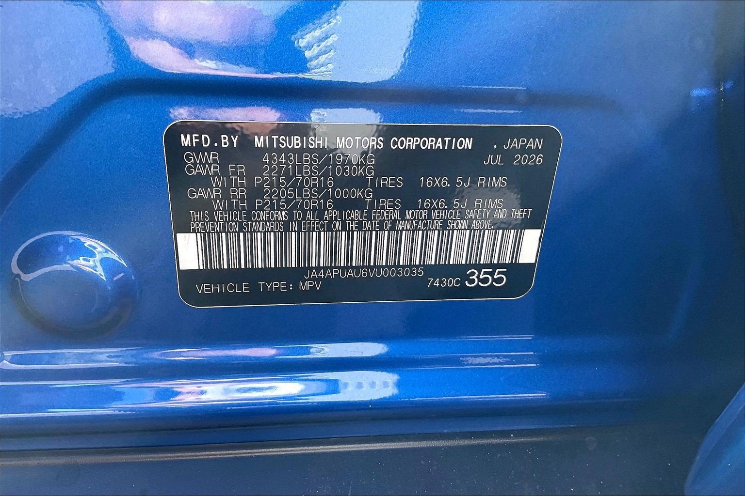 2027 Mitsubishi Outlander Sport Base