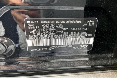 2027 Mitsubishi Outlander Sport LE