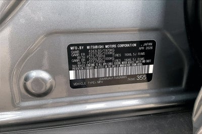 2026 Mitsubishi Outlander Sport LE