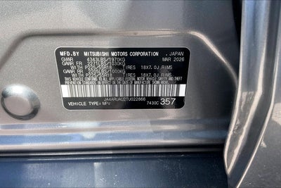 2026 Mitsubishi Outlander Sport SE