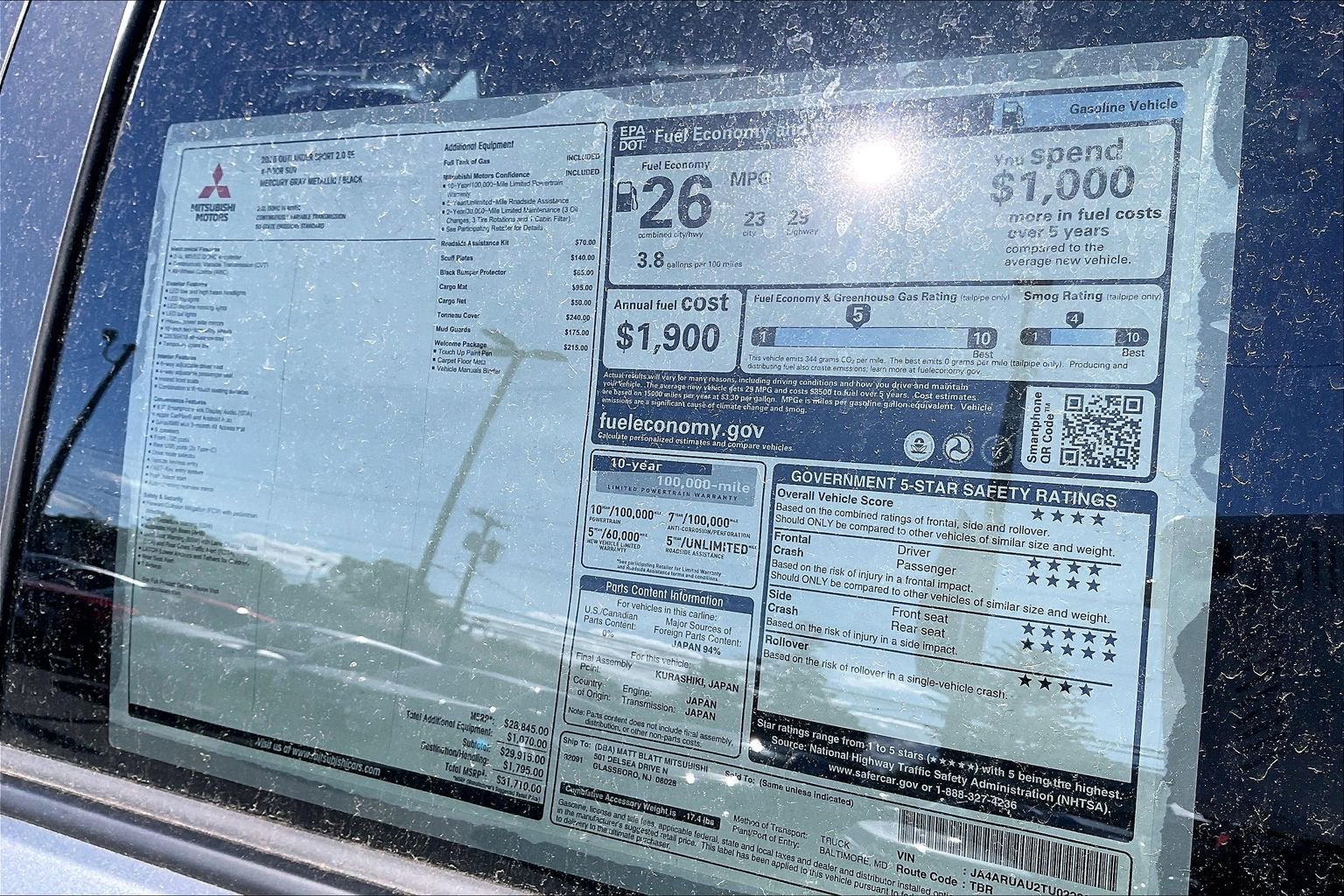 2026 Mitsubishi Outlander Sport SE