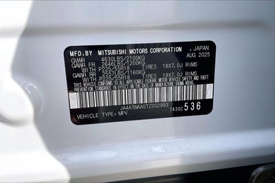 2026 Mitsubishi Eclipse Cross Black Edition S-AWC