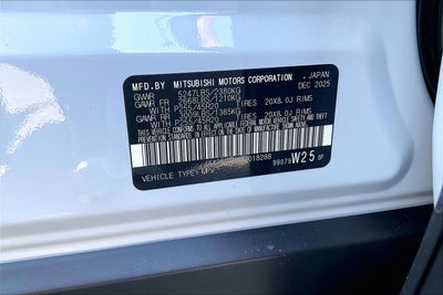 2026 Mitsubishi Outlander SE