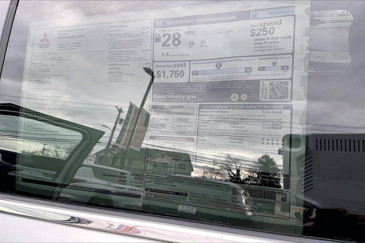 2026 Mitsubishi Outlander SE