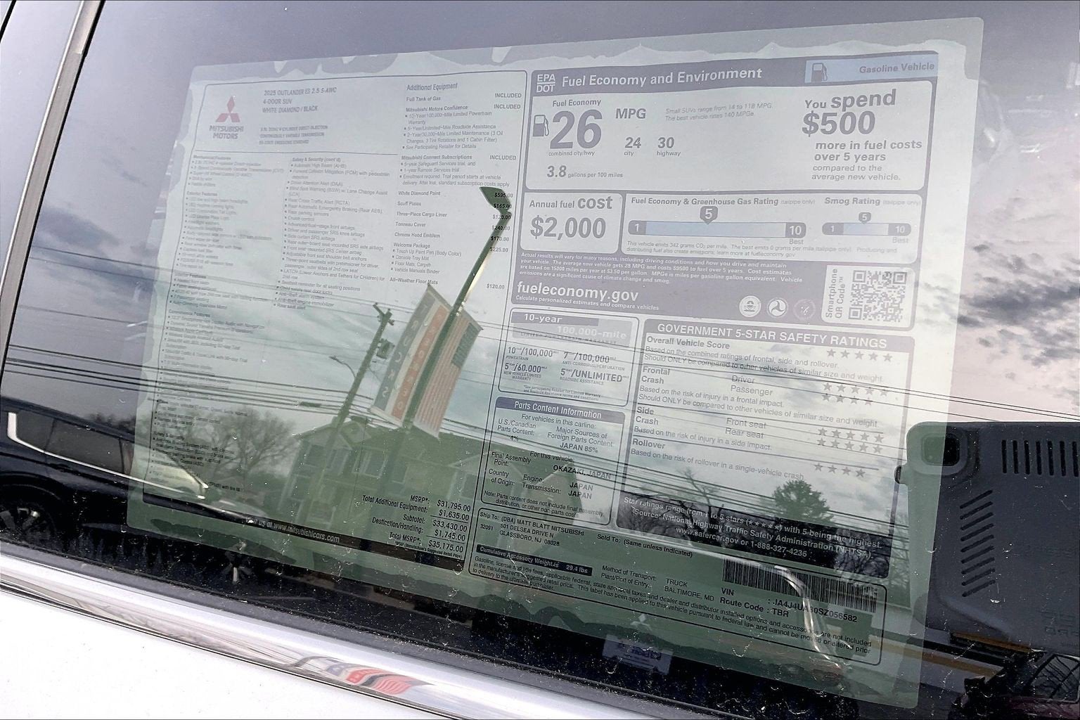 2025 Mitsubishi Outlander ES