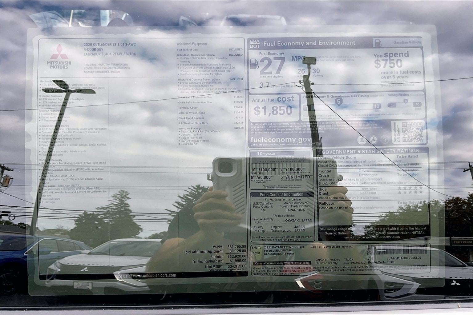 2026 Mitsubishi Outlander ES