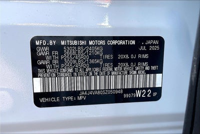 2025 Mitsubishi Outlander SE