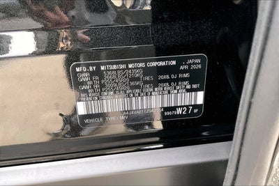 2026 Mitsubishi Outlander LE