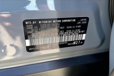 2026 Mitsubishi Outlander SE