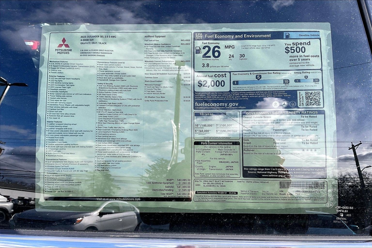 2025 Mitsubishi Outlander SEL