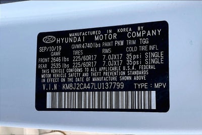 2020 Hyundai Tucson SE