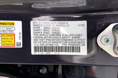 2022 Honda Civic Hatchback EX-L