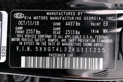 2019 Kia Optima LX